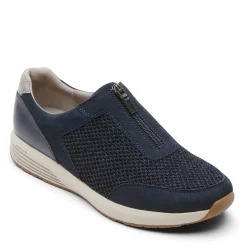 Rockport Sneakers & Athletic|Women's , Trustride ProWalker Center Zip Walking Shoe Blue