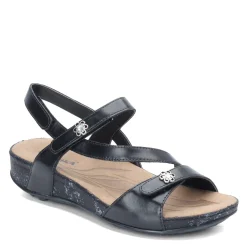 Romika Wedges|Women's , Fidschi 54 Sandal Black