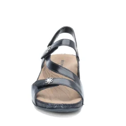 Romika Wedges|Women's , Fidschi 54 Sandal Black