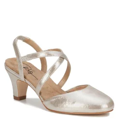 Ros Hommerson Pumps & Heels|Women's , Caliente Pump Silver Glitter Leather