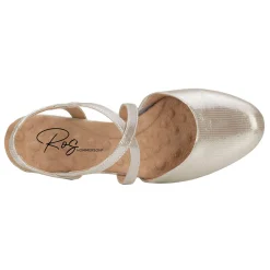 Ros Hommerson Pumps & Heels|Women's , Caliente Pump Silver Glitter Leather