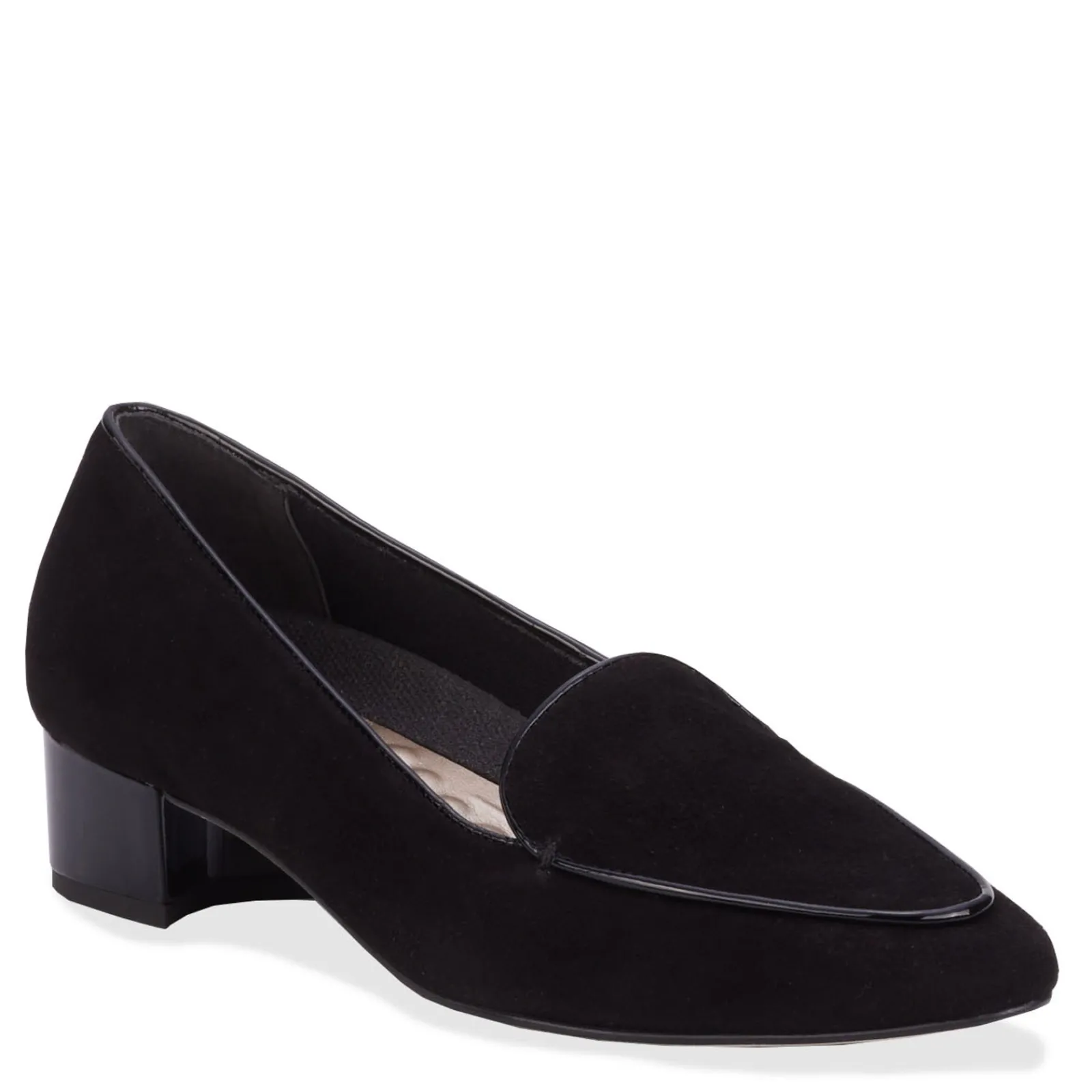 Ros Hommerson Pumps & Heels|Women's , Honey Pump Black Suede/ Patent Leather