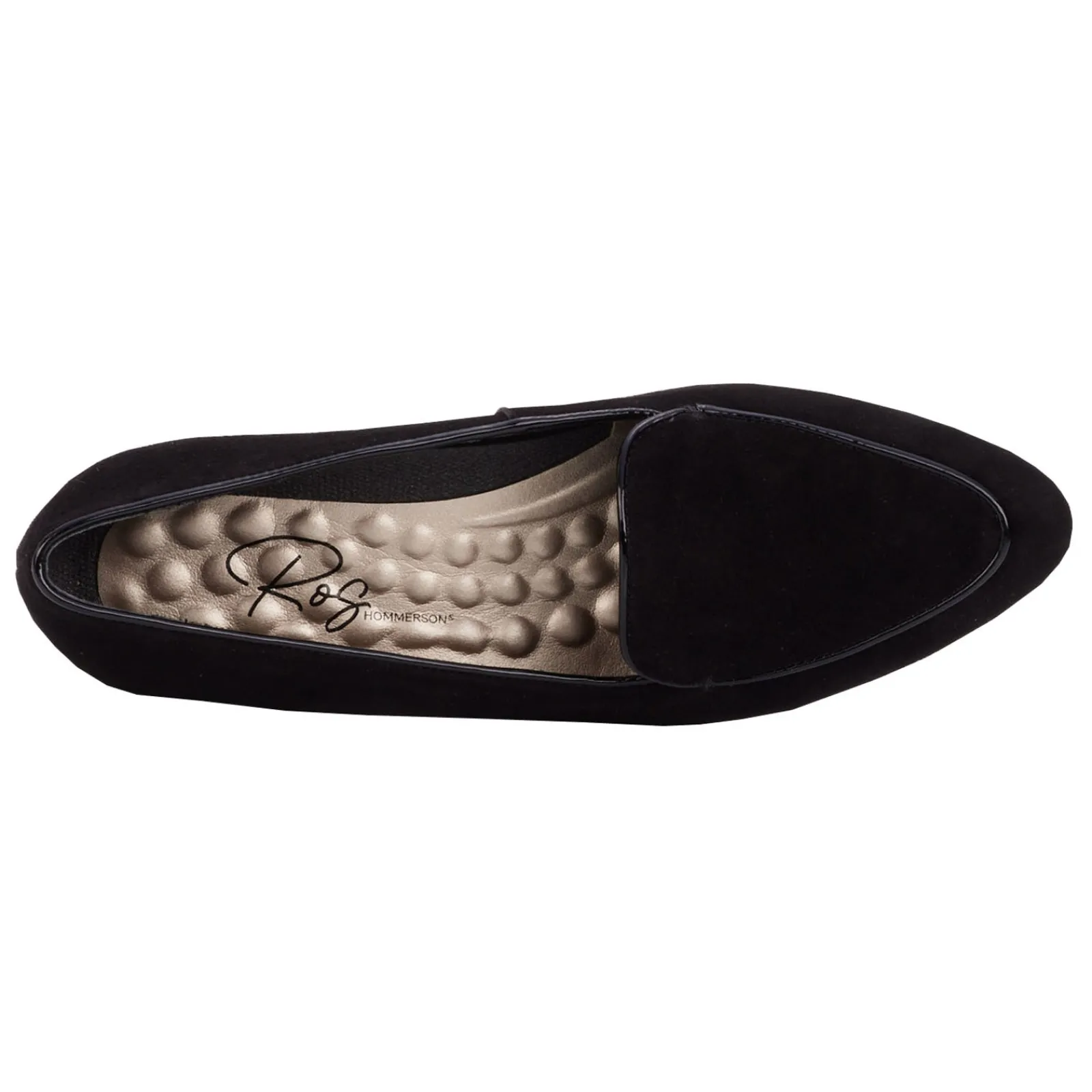 Ros Hommerson Pumps & Heels|Women's , Honey Pump Black Suede/ Patent Leather