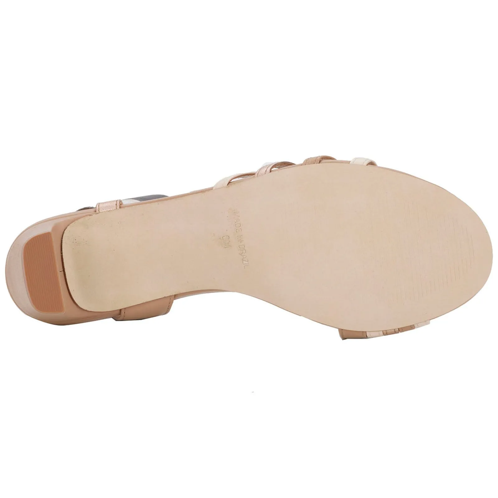 Ros Hommerson Pumps & Heels|Women's , Lettie Sandal Rose Gold Metallic Leather