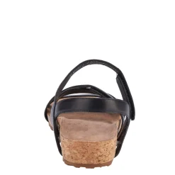 Ros Hommerson Sandals|Women's , Pool Sandal Black Leather