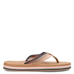 Roxy Sandals|Women's , Colby Hi Flip Flop Sandal Olive Pink
