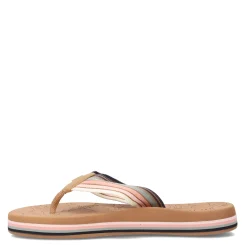 Roxy Sandals|Women's , Colby Hi Flip Flop Sandal Olive Pink