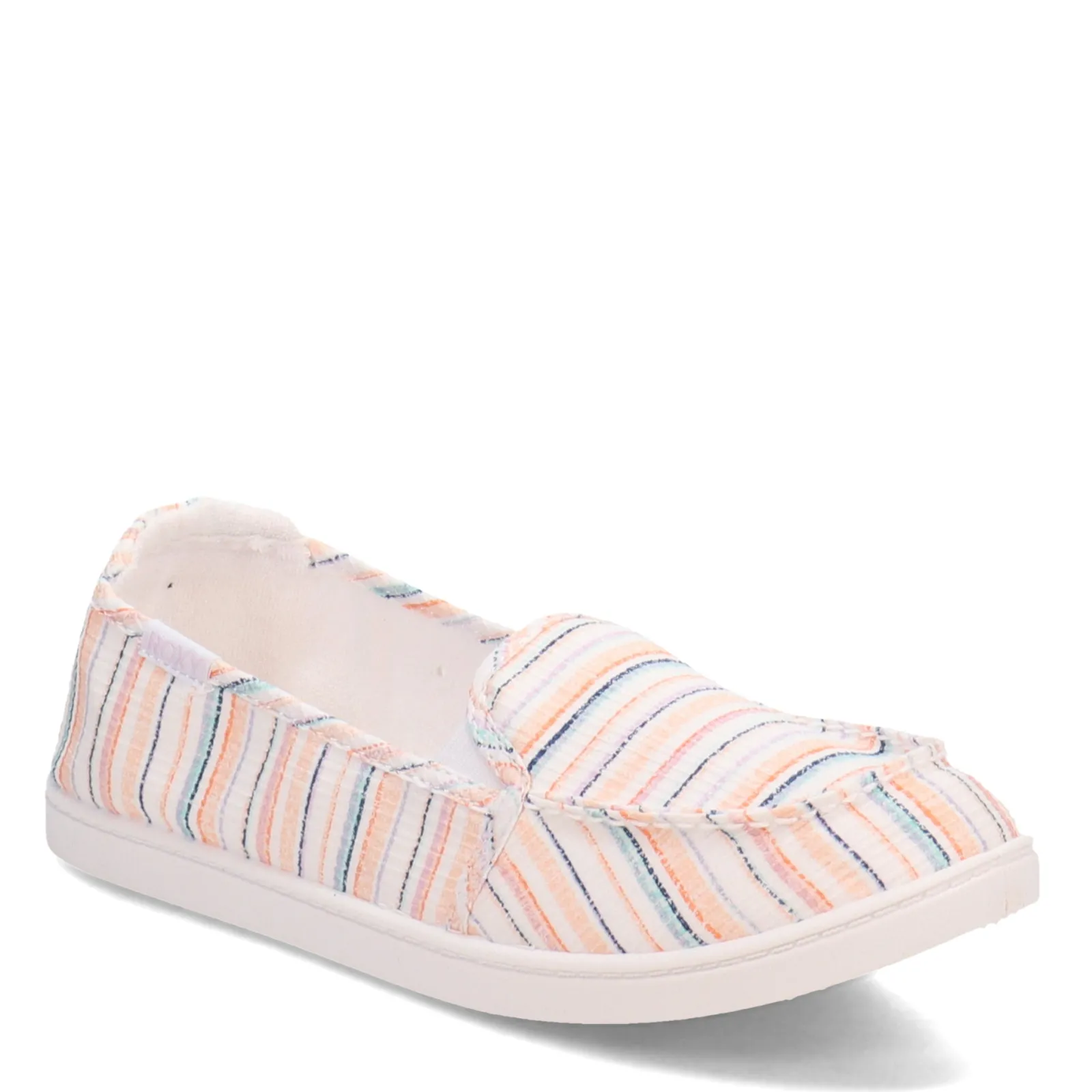 Roxy Loafers|Women's , Minnow VII Slip-On White