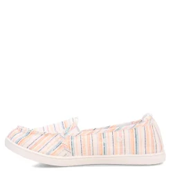 Roxy Loafers|Women's , Minnow VII Slip-On White