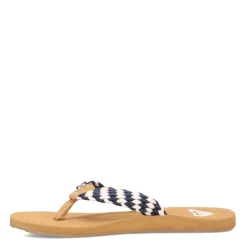 Roxy Sandals|Women's , Porto III Sandal Navy White