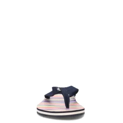 Roxy Sandals|Women's , Vista Loreto Flip Flop Blue Pink