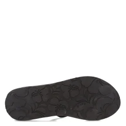Roxy Sandals|Women's , Vista Loreto Flip Flop Black Floral