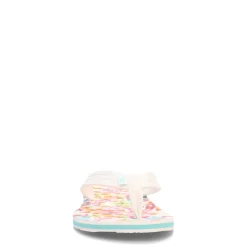 Roxy Sandals|Women's , Vista Loreto Flip Flop White Blue