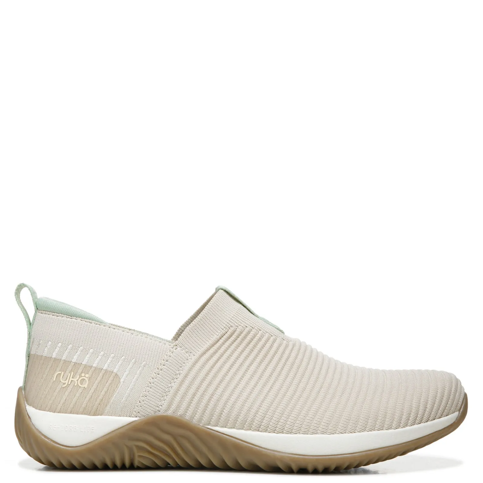 Ryka Sneakers & Athletic|Women's , Echo Knit Slip-On Sneaker Oatmeal Beige