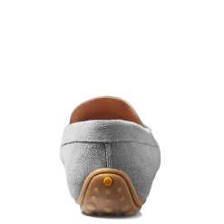 Samuel Hubbard Slip-On Shoes|Women's , Free Spirit Slip-On Gray Suede