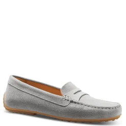 Samuel Hubbard Loafers|Women's , Free Spirit Slip-On Gray Suede