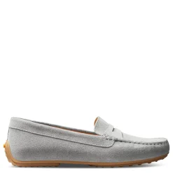 Samuel Hubbard Loafers|Women's , Free Spirit Slip-On Gray Suede