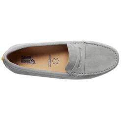 Samuel Hubbard Loafers|Women's , Free Spirit Slip-On Gray Suede