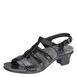 SAS Sandals|Women's , Allegro Sandal Black Croc