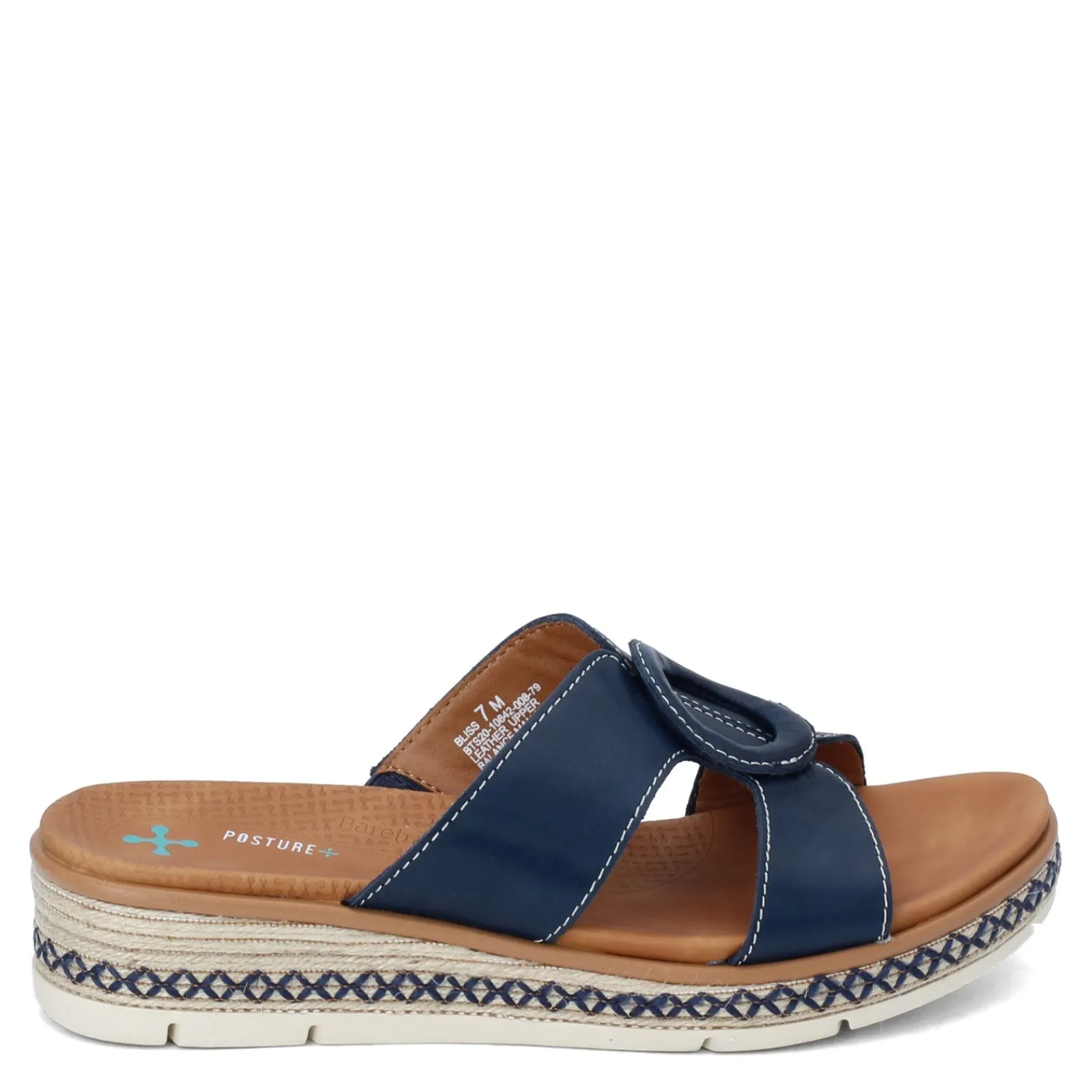 SAS Wedges|Women's , Bliss Slip-On Wedge Navy