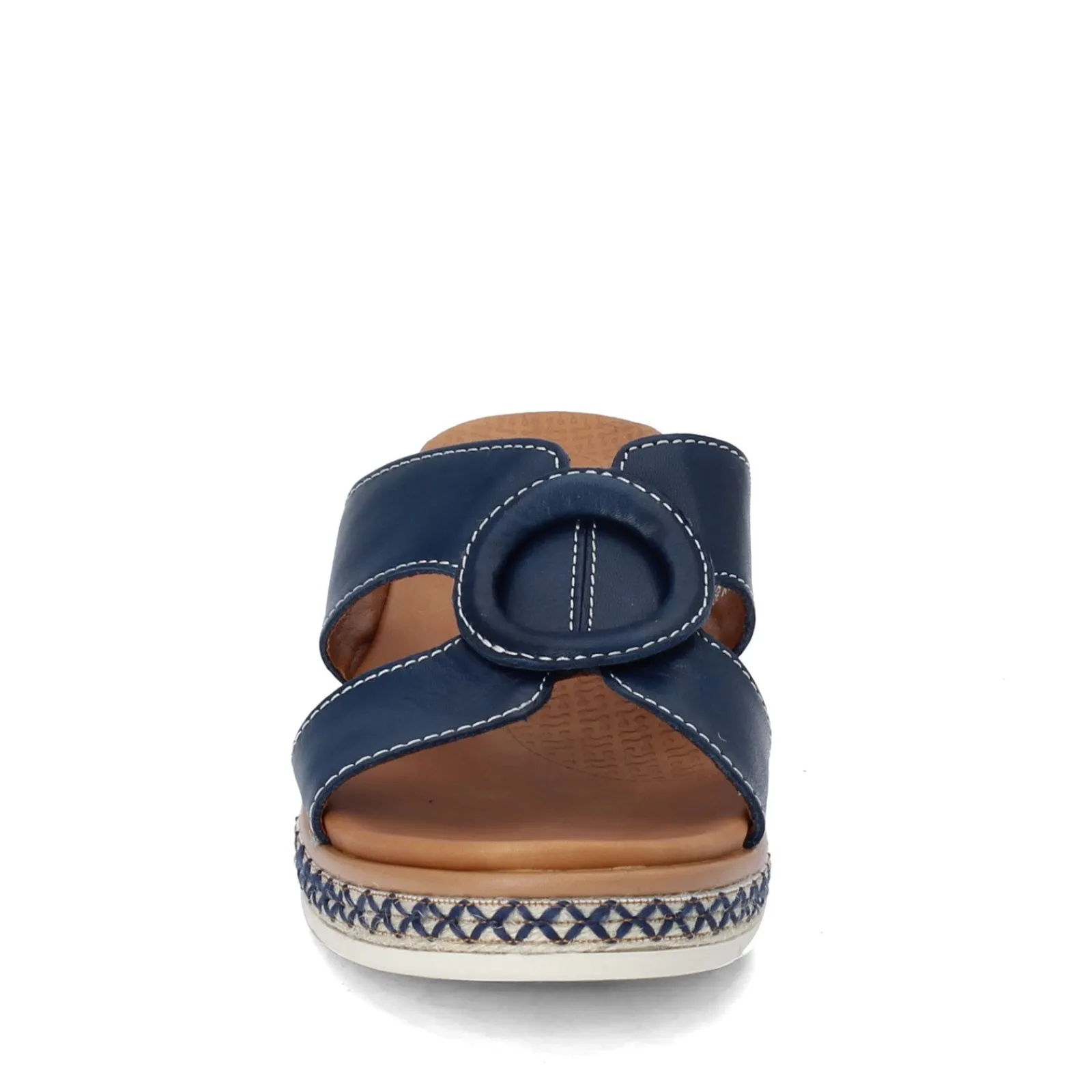 SAS Wedges|Women's , Bliss Slip-On Wedge Navy