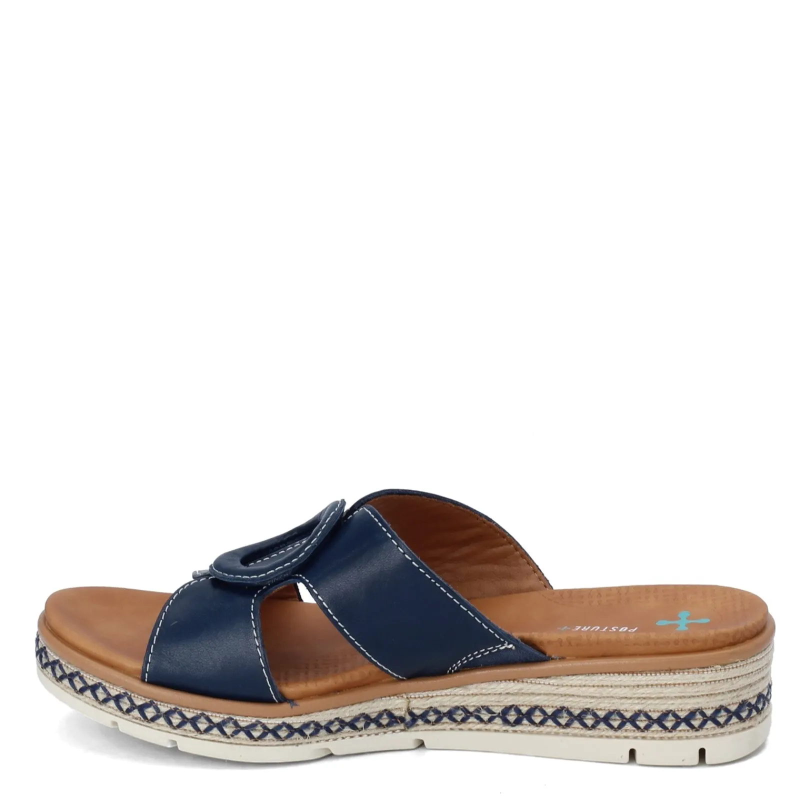 SAS Wedges|Women's , Bliss Slip-On Wedge Navy