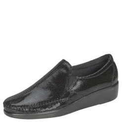 SAS Loafers|Women's , Dream Slip-On Black Snake
