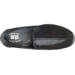 SAS Loafers|Women's , Dream Slip-On Black Snake