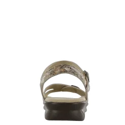 SAS Wedges|Women's , Duo Sandal Taupe Multi