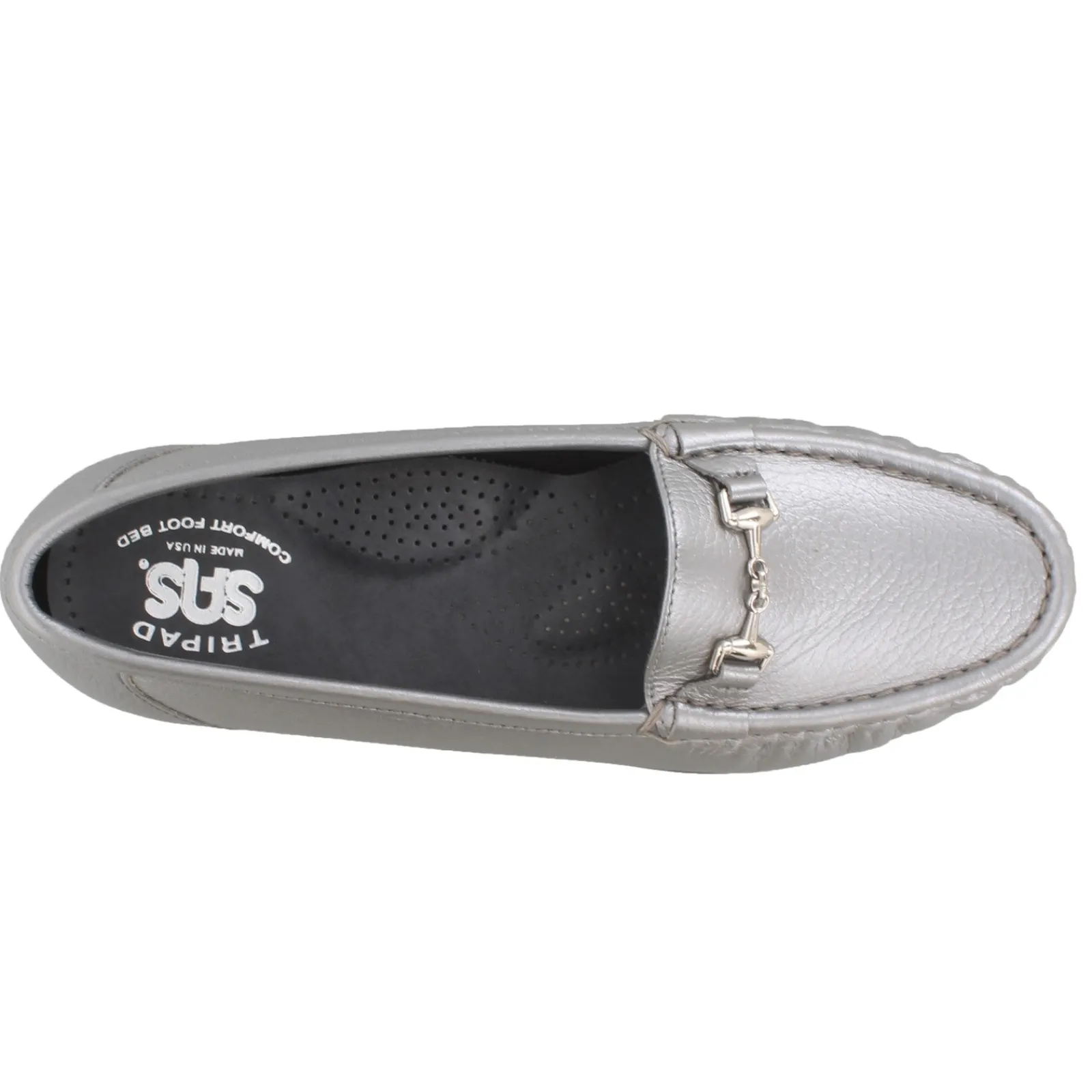 SAS Loafers|Women's , Metro Slip-On Loafer Pewter