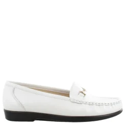 SAS Flats|Women's , Metro Slip-On Loafer White