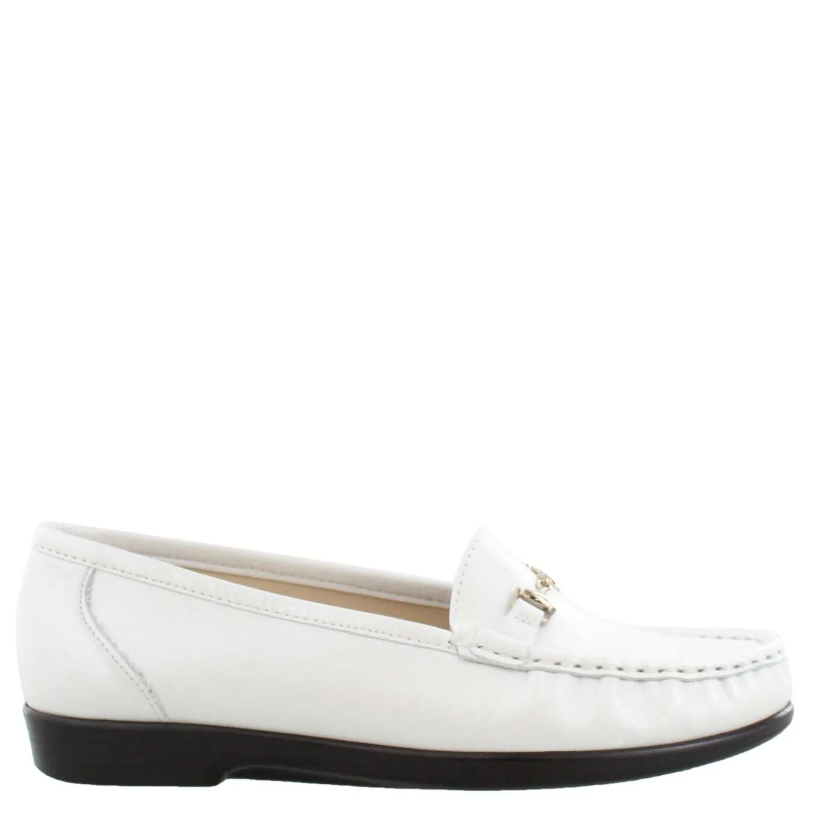 SAS Flats|Women's , Metro Slip-On Loafer White