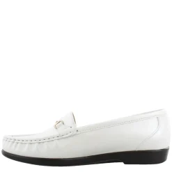 SAS Flats|Women's , Metro Slip-On Loafer White