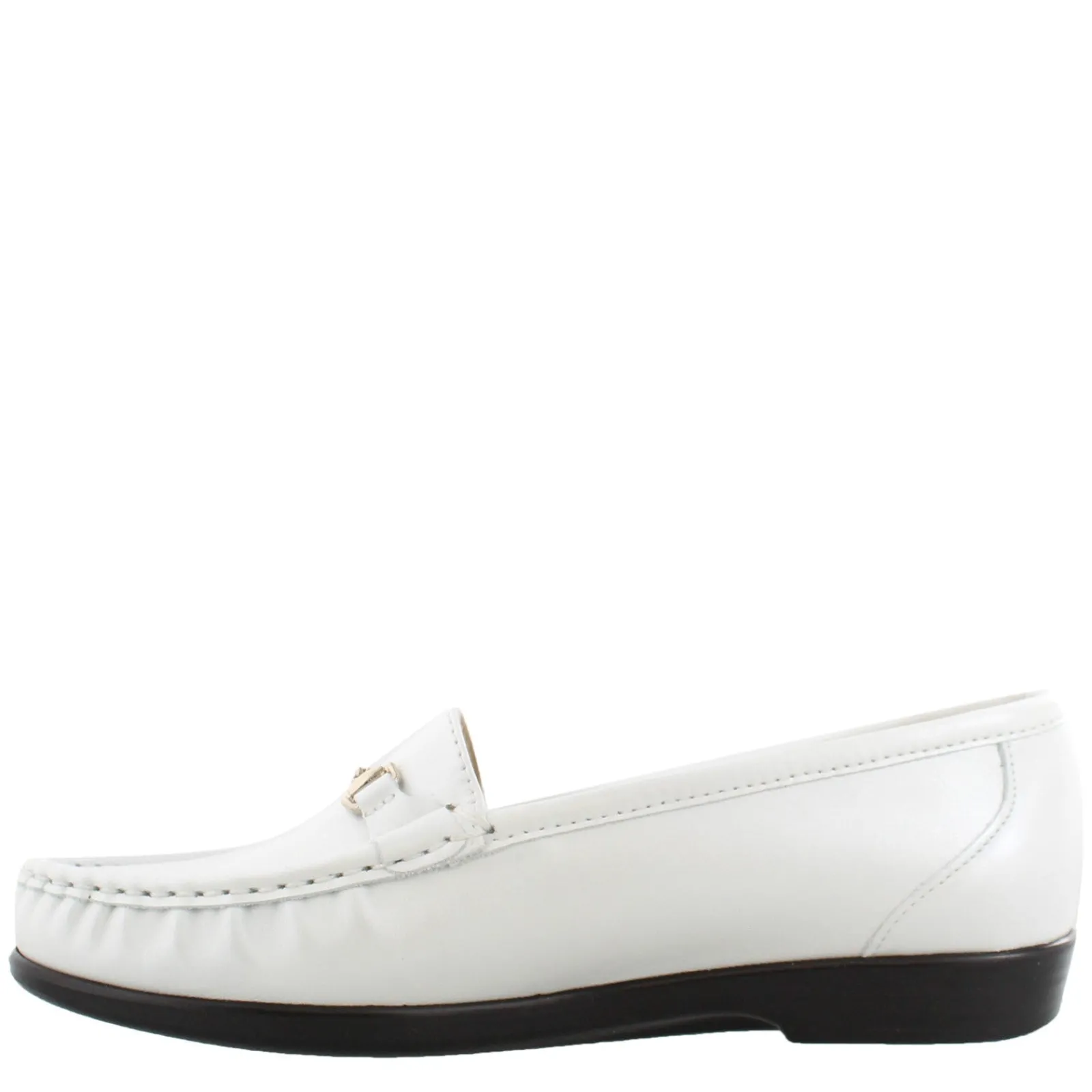 SAS Flats|Women's , Metro Slip-On Loafer White