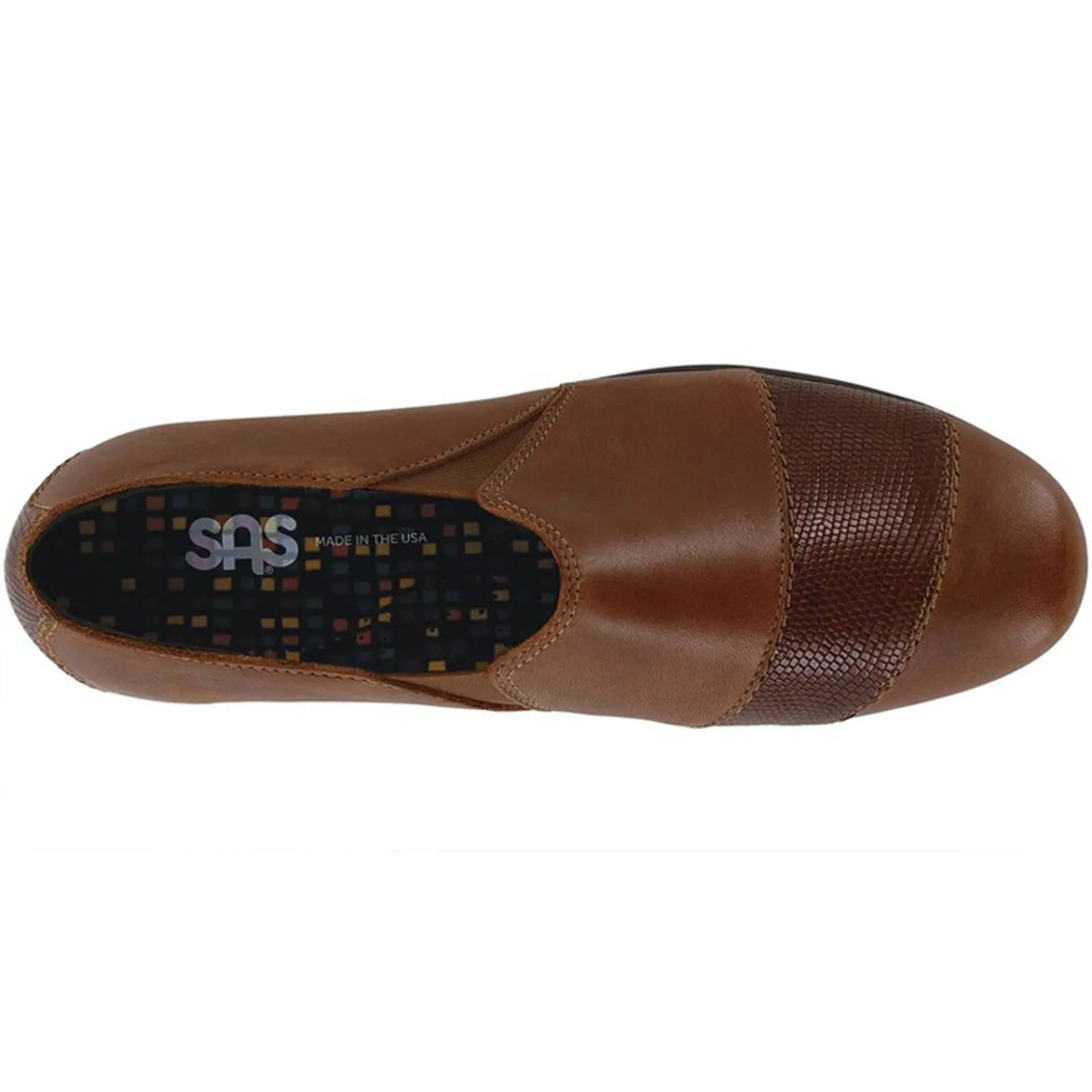 SAS Slip-On Shoes|Women's , Nora Slip-On Auburn