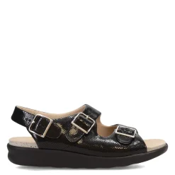 SAS Sandals|Women's , Relaxed Sandal Black Snake Print