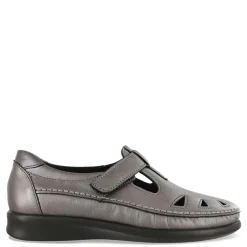 SAS Slip-On Shoes|Women's , Roamer Slip-On Pewter