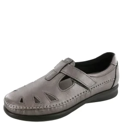 SAS Slip-On Shoes|Women's , Roamer Slip-On Pewter