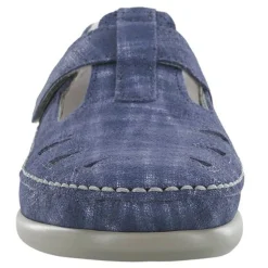 SAS Loafers|Women's , Roamer Slip-On Blue Plaid