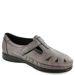 SAS Loafers|Women's , Roamer Slip-On Pewter