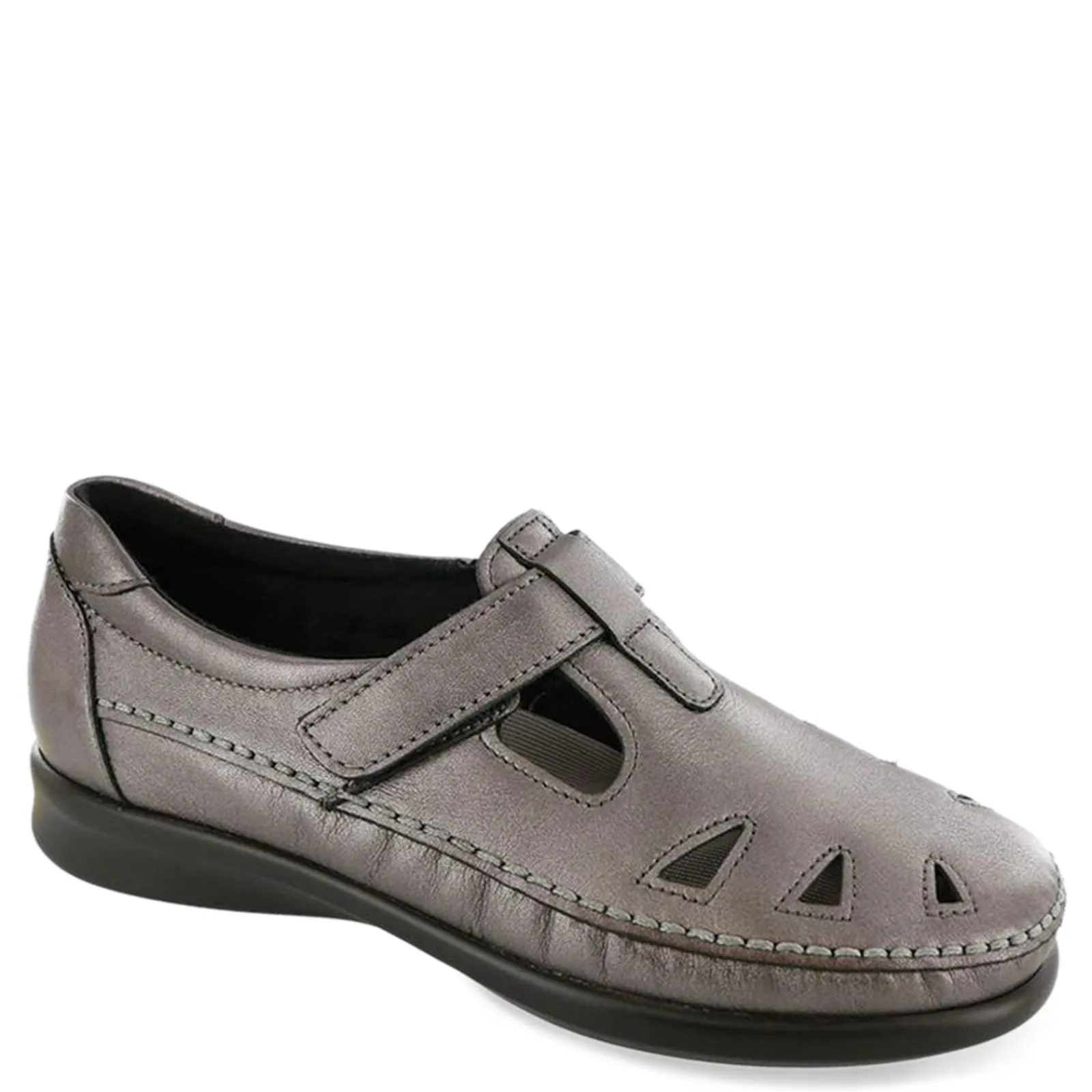 SAS Loafers|Women's , Roamer Slip-On Pewter