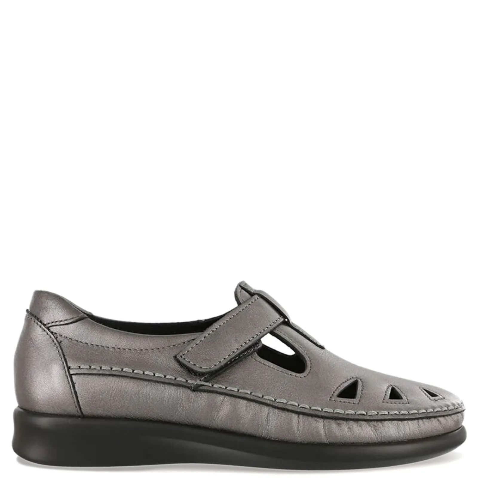 SAS Loafers|Women's , Roamer Slip-On Pewter