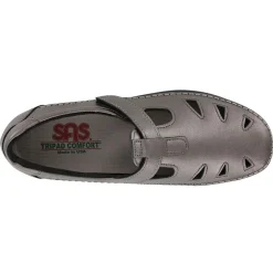 SAS Loafers|Women's , Roamer Slip-On Pewter