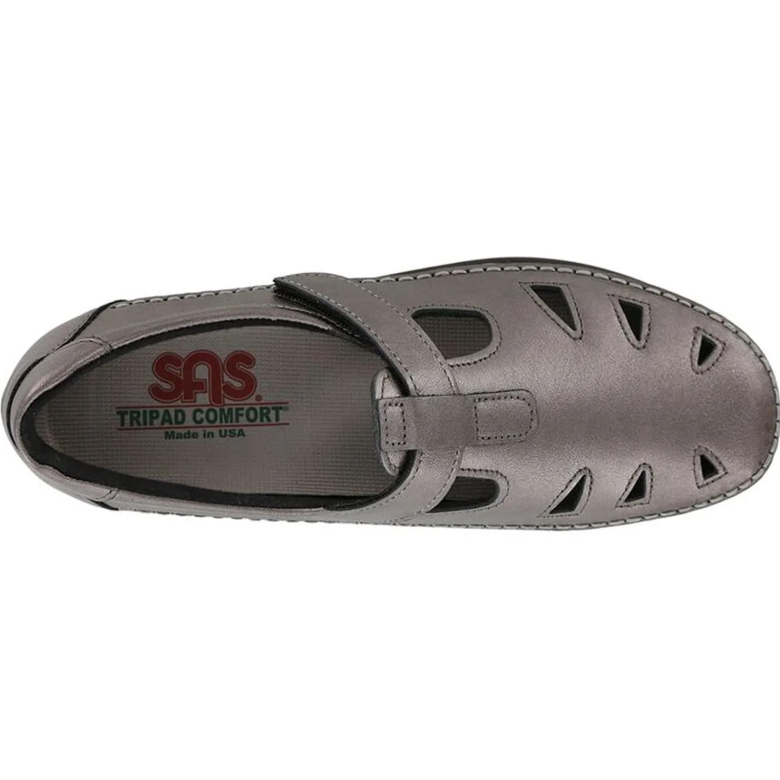 SAS Loafers|Women's , Roamer Slip-On Pewter