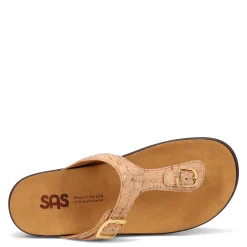 SAS Sandals|Women's , Sanibel Thong Sandal Cork