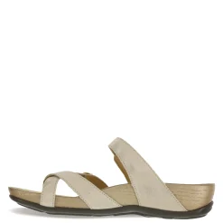 SAS Sandals|Women's , Shelly Toe Loop Slide Sandal Soft Gold