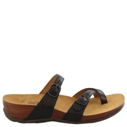 SAS Sandals|Women's , Shelly Toe Loop Slide Sandal Black