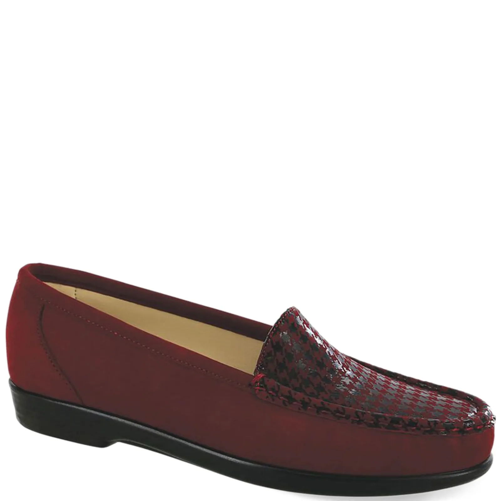 SAS Slip-On Shoes|Women's , Simplify Loafer Red Tetris