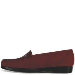 SAS Slip-On Shoes|Women's , Simplify Loafer Red Tetris