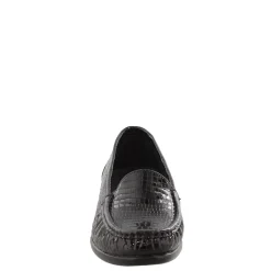 SAS Slip-On Shoes|Women's , Simplify Loafer Black Croco